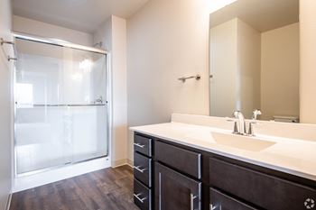 Bathrooms with custom built-in storage